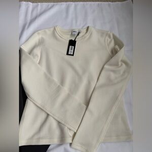 Aritzia Tna waffle shirt size small nwt